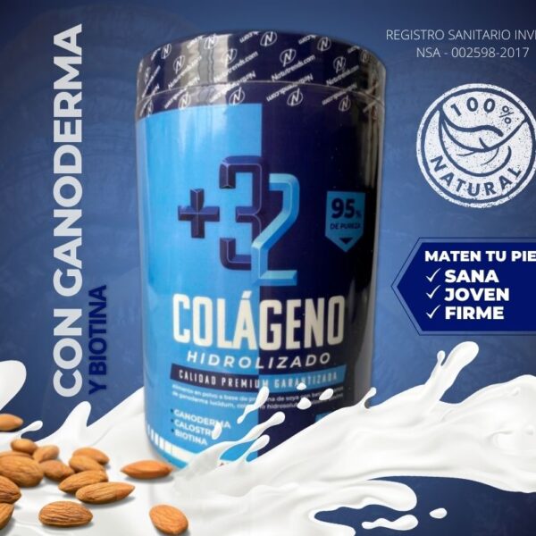 COLAGENO HIDROLIZADO  CON GANODERMA x 3