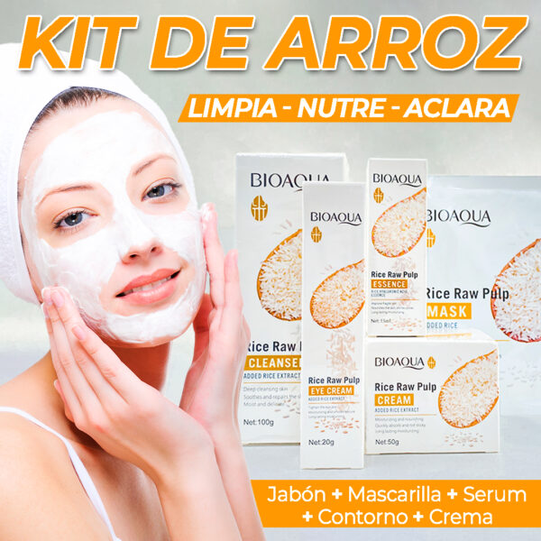 KIT DE ARROZ ACLARANTE BIOAQUA