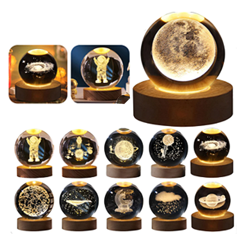 Lampara Esfera De Cristal 8cm